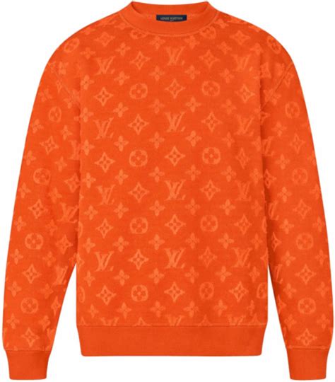 louis vuitton orange sweater